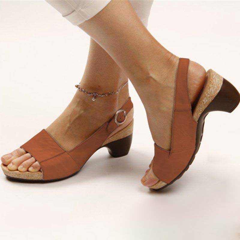 Bellaso - Orthopädische Sandalen mit Absatz